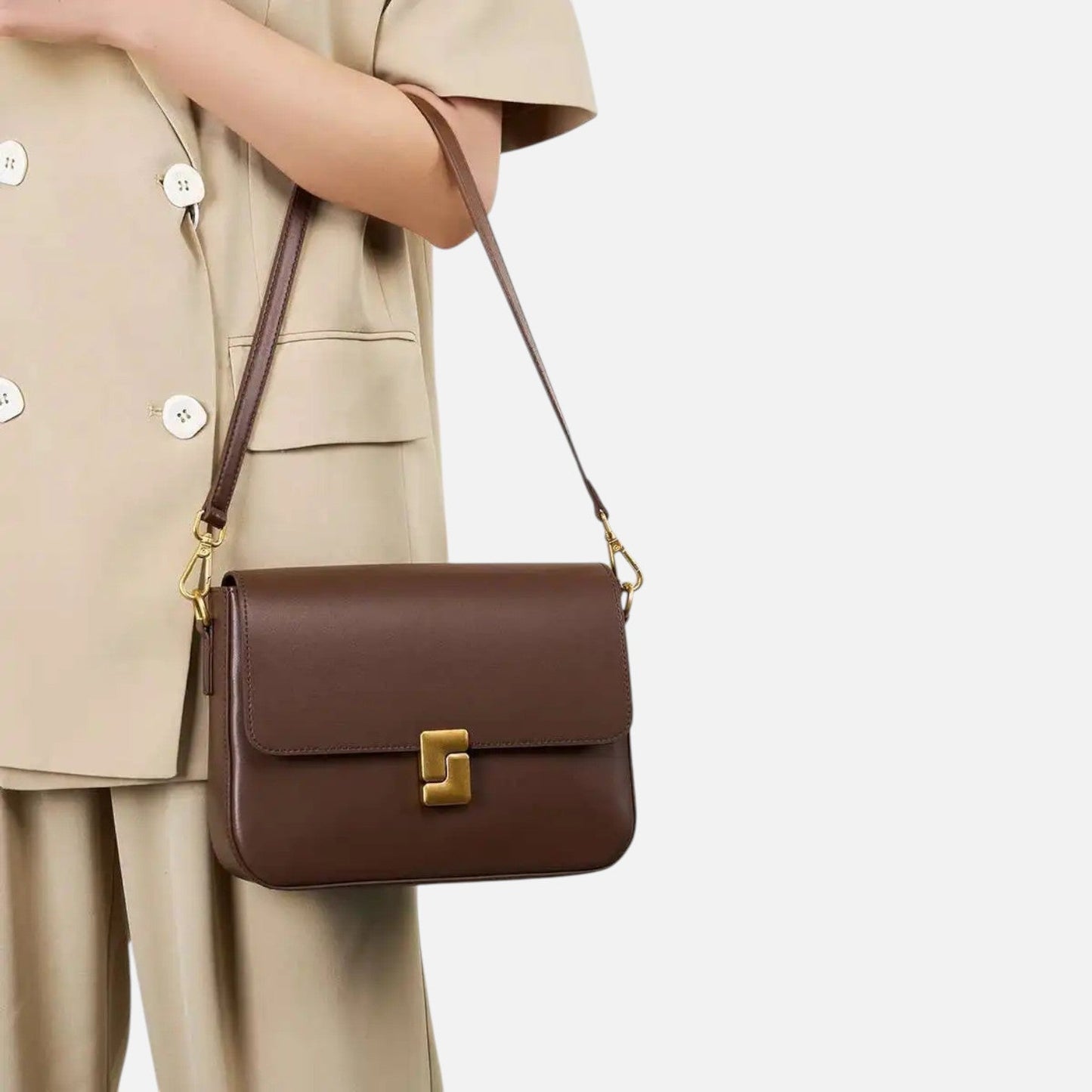 Serena Leather Crossbody Bag