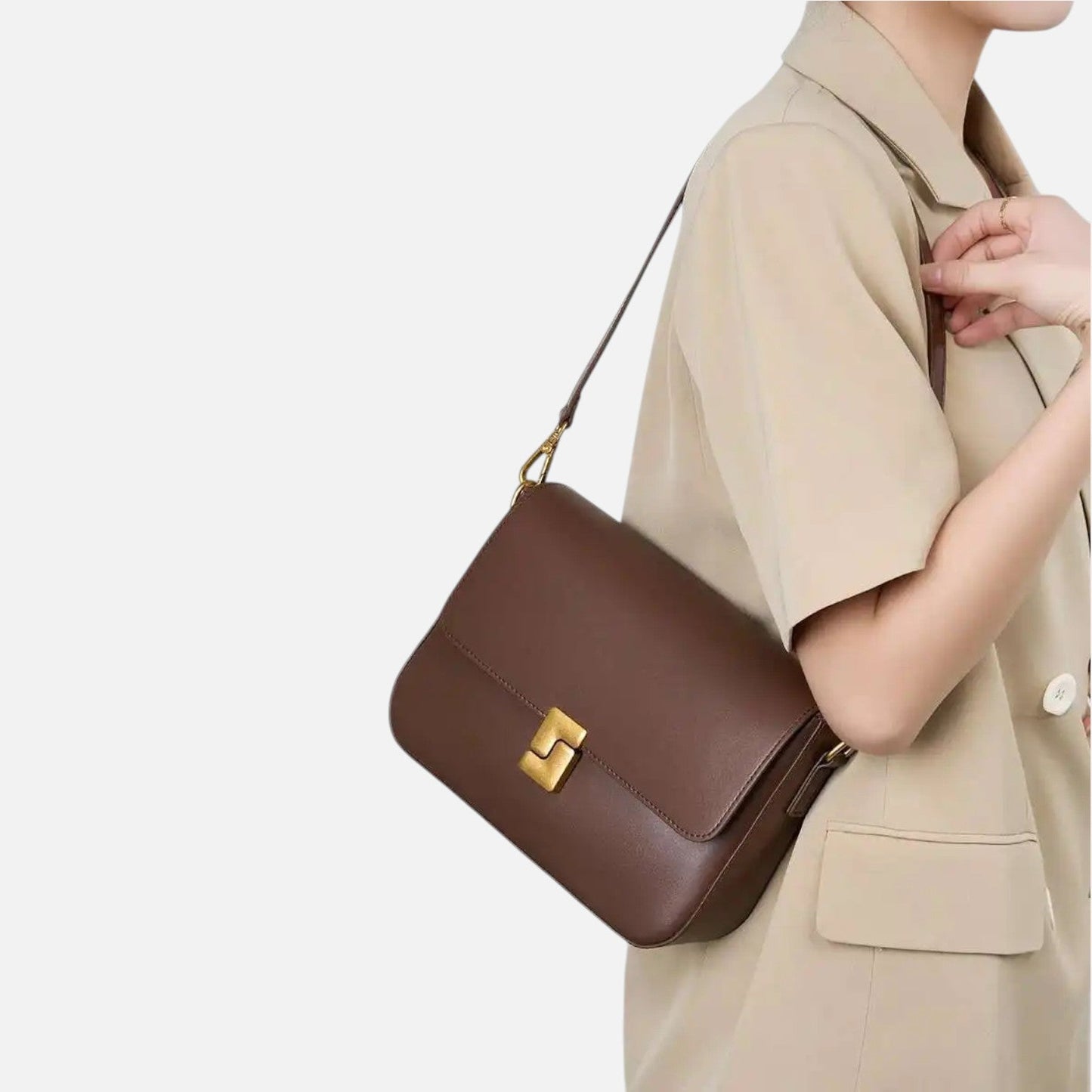 Serena Leather Crossbody Bag
