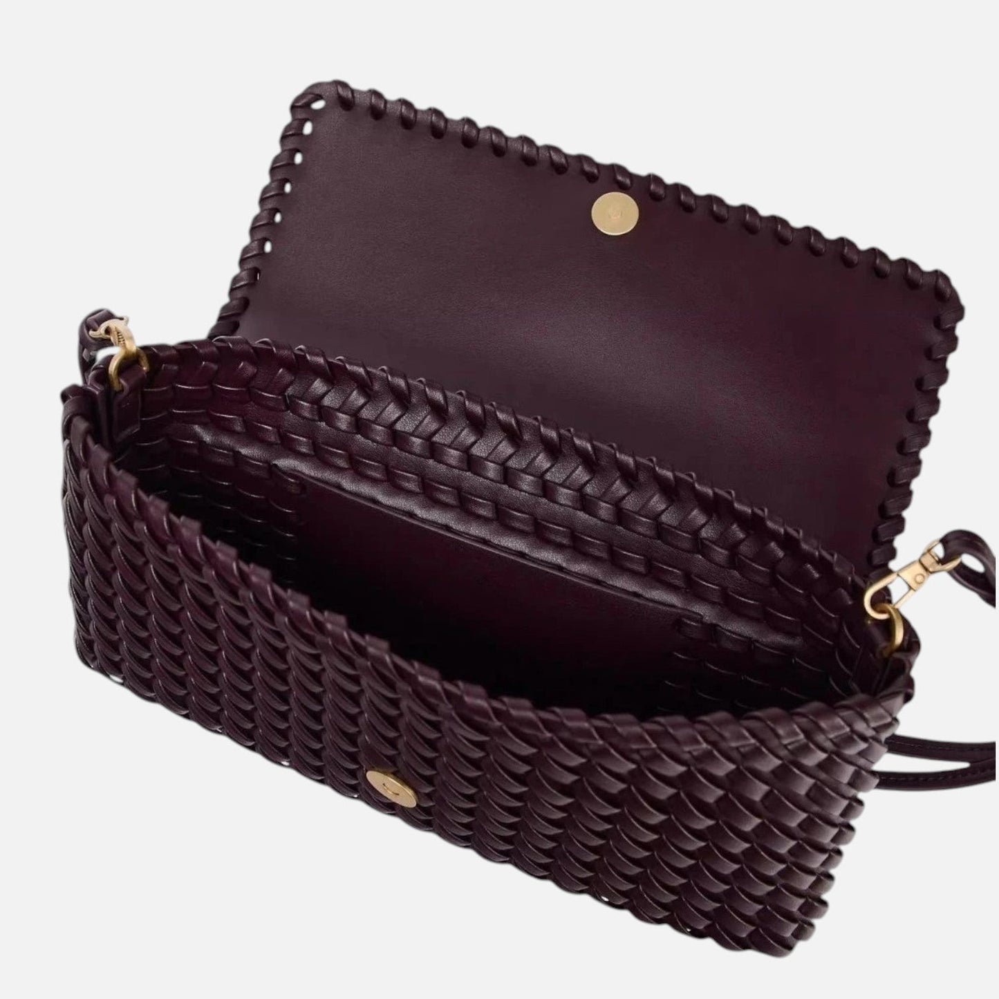 Aria Woven Shoulder Bag