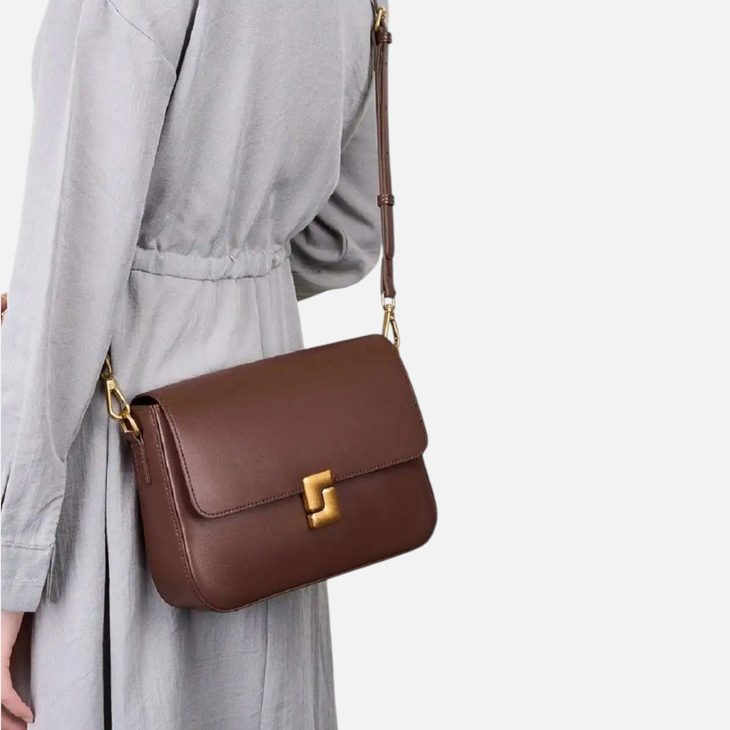 Serena Leather Crossbody Bag
