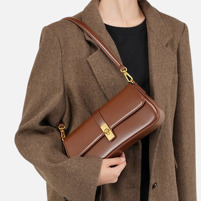 Valeria Leather Shoulder Bag