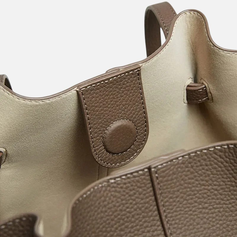 Elena Leather Tote Bag
