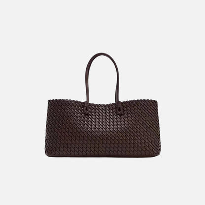 The Woven Leather Tote Bag