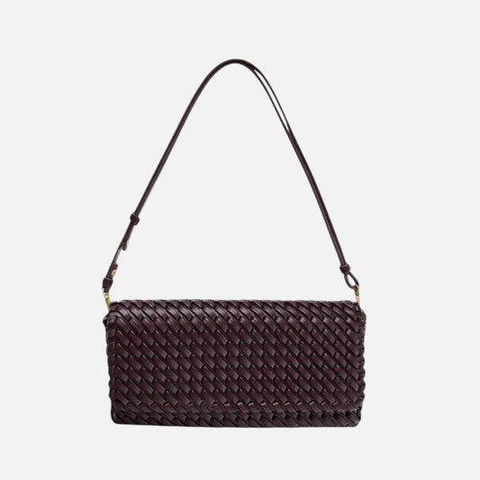 Aria Woven Shoulder Bag
