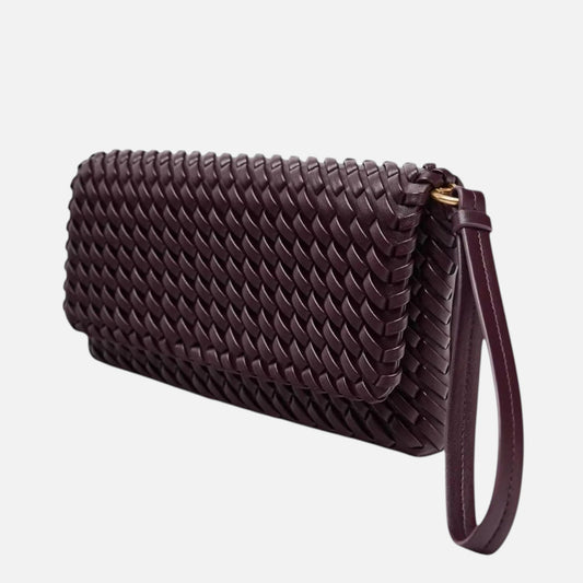 Aria Woven Shoulder Bag
