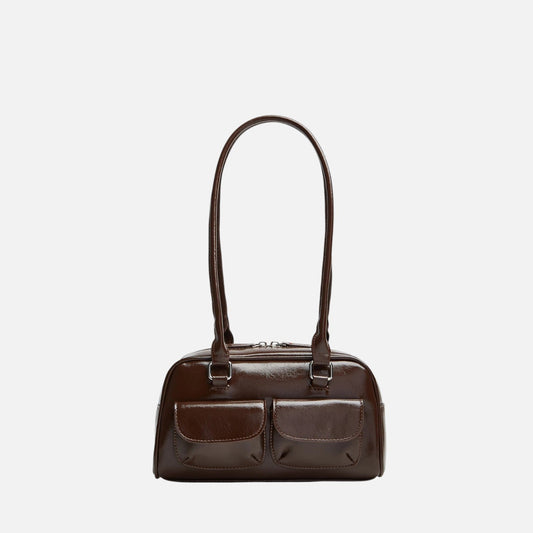 Elara Leather Shoulder Bag