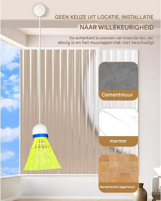 ShuttlePro™ – Hiermee kunt u uw slagen onder de knie krijgen met een realistische shuttlecock-simulatie